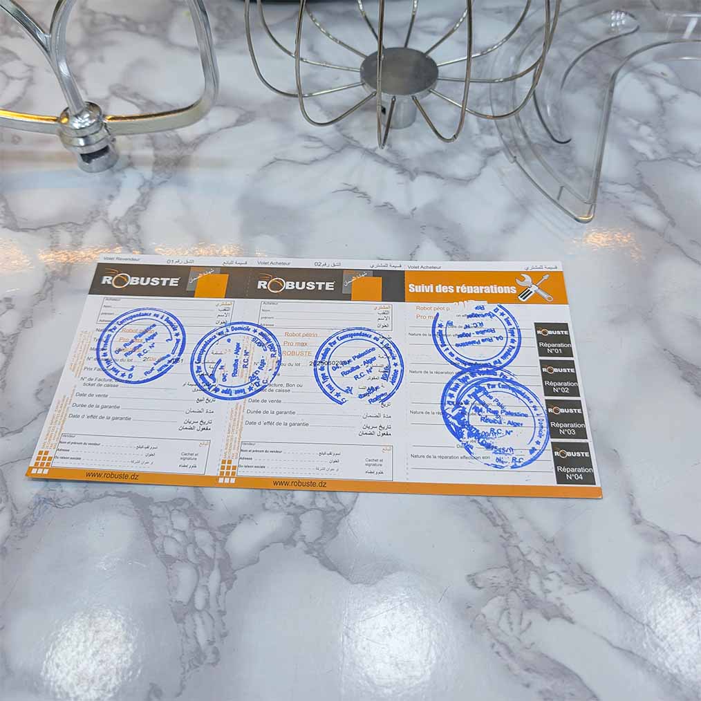 (T) Pétrin ROBUSTE PRO MAX Double Crochet 8L - 1800W - 4kg عجانة متعددة الوظائف أداء و جودة و تصميم