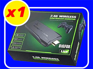 GAME STICK 4K جهاز ألعاب الفيديو الكلاسيكية مع أكثر من 10 ألاف لعبة كلاسيكية للعب