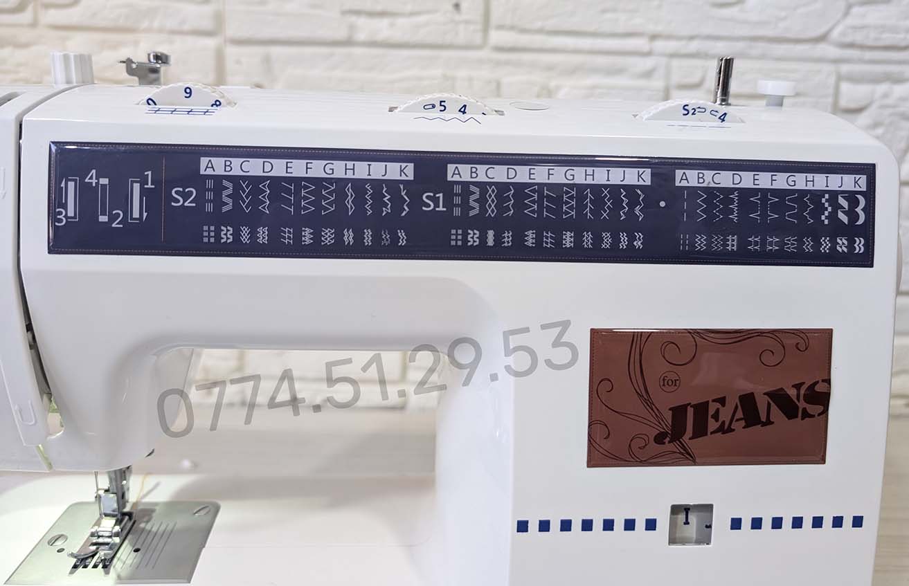 MACHINE A COUDRE TOYOTA JEANS JSBA121 ماكنة خياطة ذات 33 غرزة