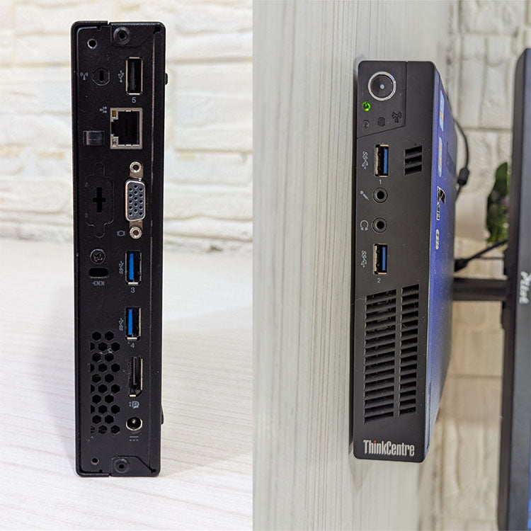 Méga Promotion MINI UNITÉ DE BUREAU LENOVO THINKCENTER i3 + ÉCRAN PILOTE 20 POUCES + Clavier + Souris gratuits