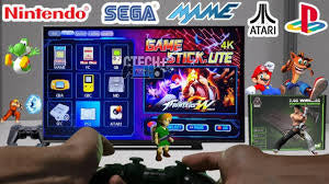GAME STICK 4K جهاز ألعاب الفيديو الكلاسيكية مع أكثر من 10 ألاف لعبة كلاسيكية للعب