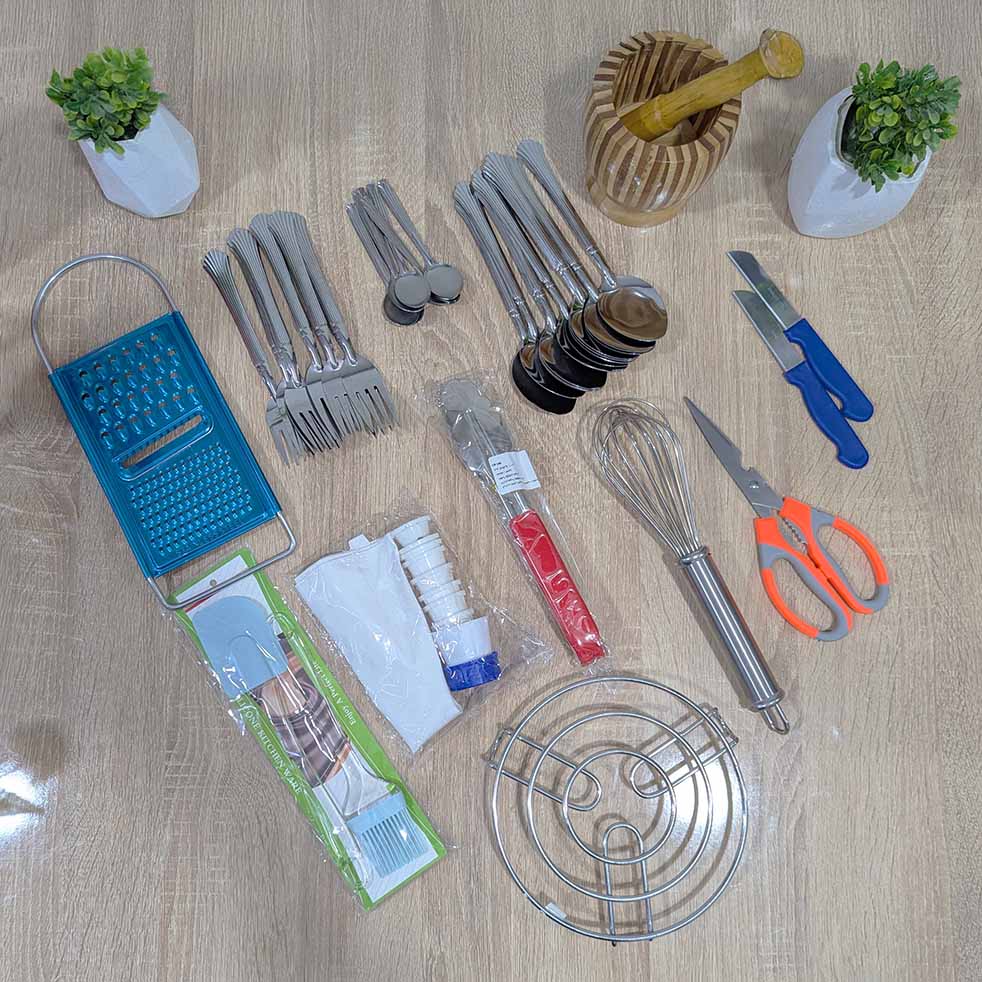 *** BIG PACK 10 PIECES + 12 CADEAUX GRATUITS (034) من أكبر العروض المطبخ باك 10 قطع مع 12 هدية باطل من عندنا