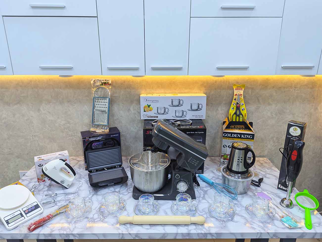 PACK 7 PIECES + 7 CADEAUX (061) أكبر و أقوى عروض المطبخ باك 7 أجهزة كهرومنزلية فخمة بسعر عجان فقط و هدايا باطل في الإنتظار