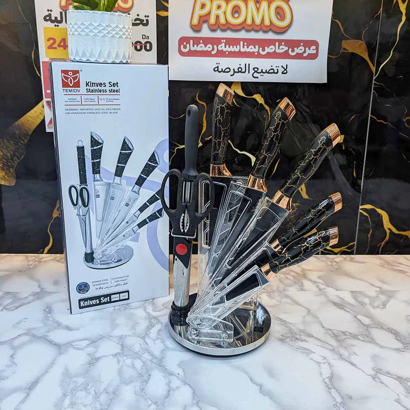 (T) PROMOTION PACK 30 PIECES + 3 CADEAUX (004)تخفيضات كبرى على عرض طقم 30 قطعة من الأواني الفخمة من القرانيت و 3 هدايا باطل