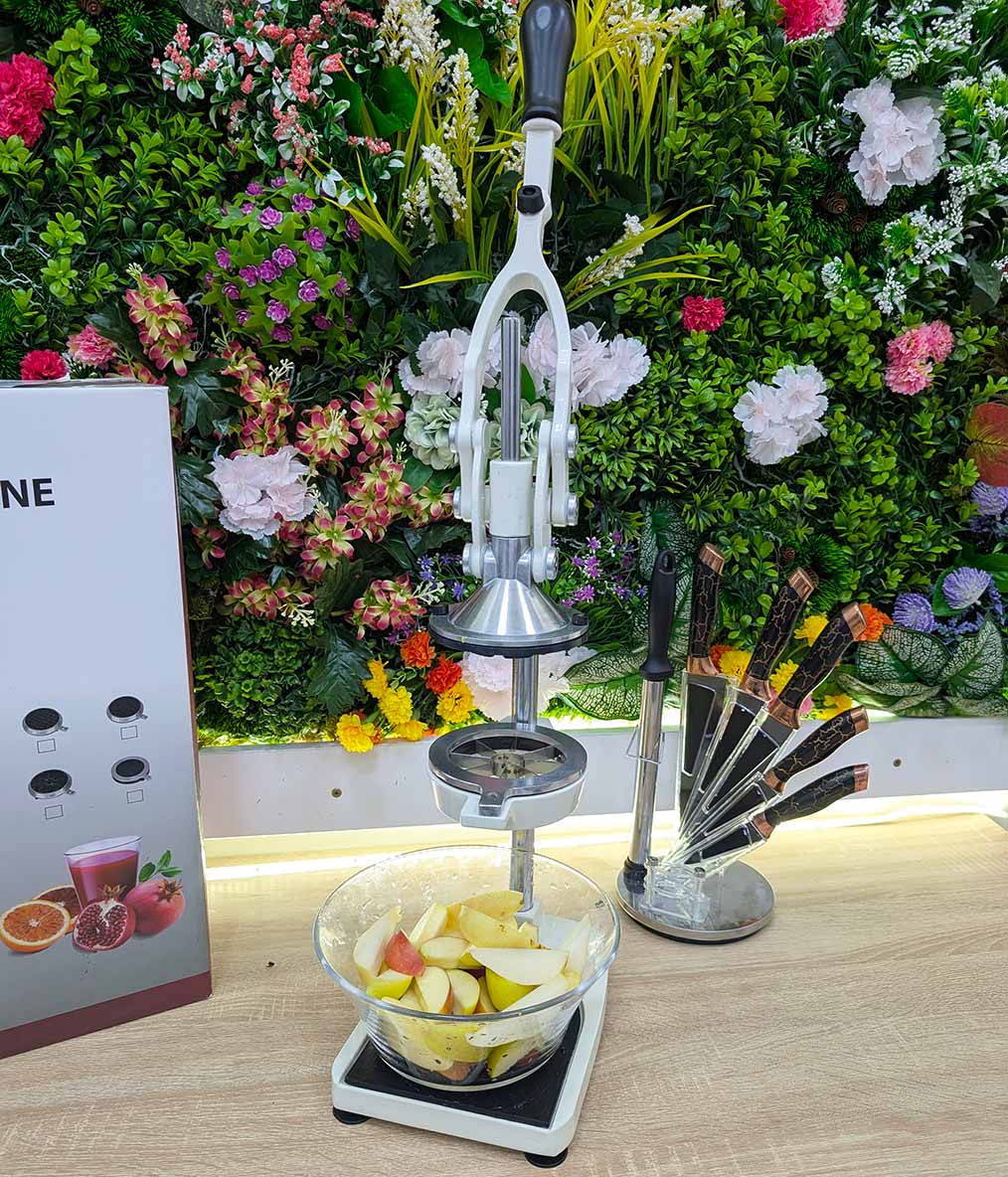 (T) PRESSE AGRUMES 5 EN 1 العصارة اليدوية بعدة أحجام مختلفة