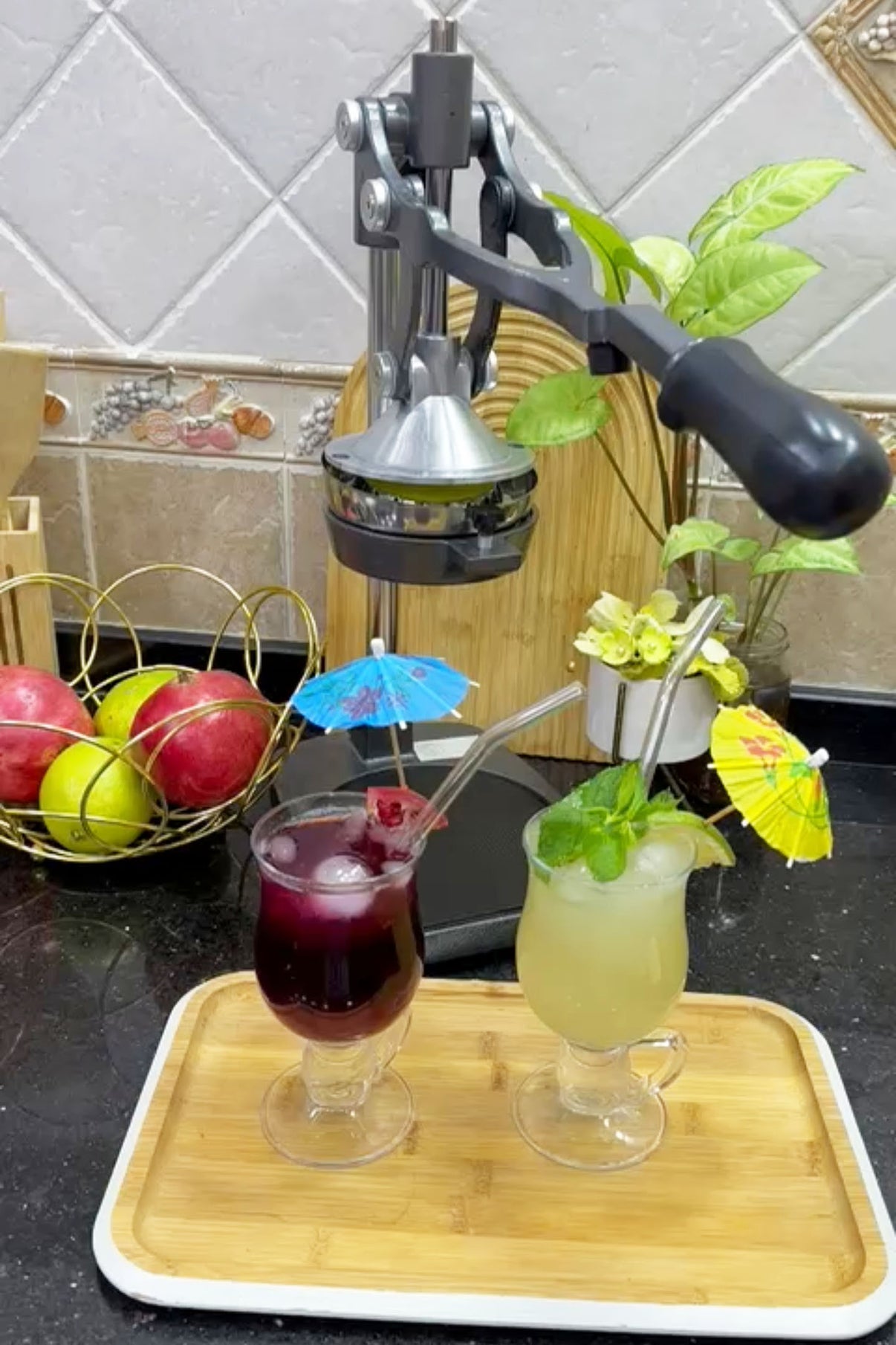 (T) PRESSE AGRUMES MANUEL 3 EN 1🍊🍋 عصارة 3 في 1