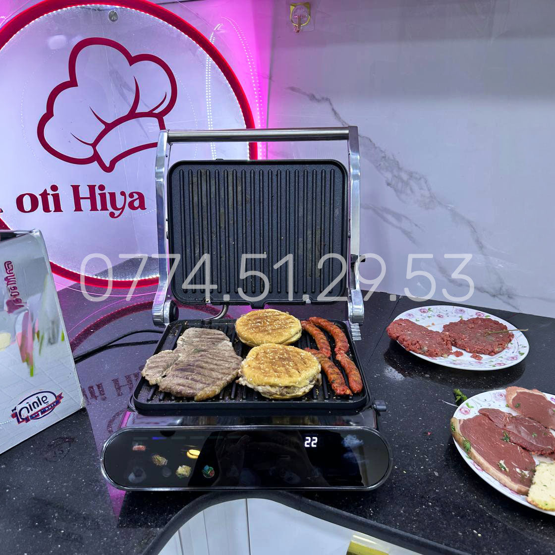 (T) PANINEUSE MULTISMART DIGITALE 2 En 1 - 180° - 1800W بانينوز و شواية في نفس الوقت ميلتي سمارت  (127)