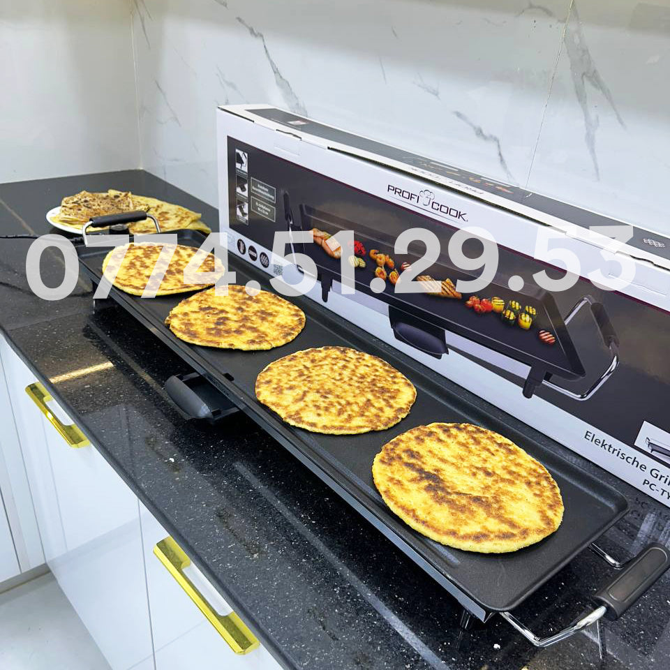 (T) PLAQUE ELECTRIC PROFI-COOK 90CM*23CM MULTI UTILISATION (126)