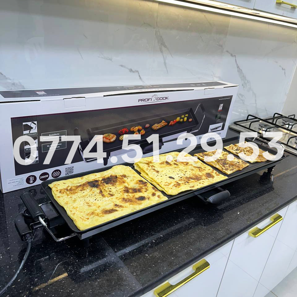 (T) PLAQUE ELECTRIC PROFI-COOK 90CM*23CM MULTI UTILISATION (126)
