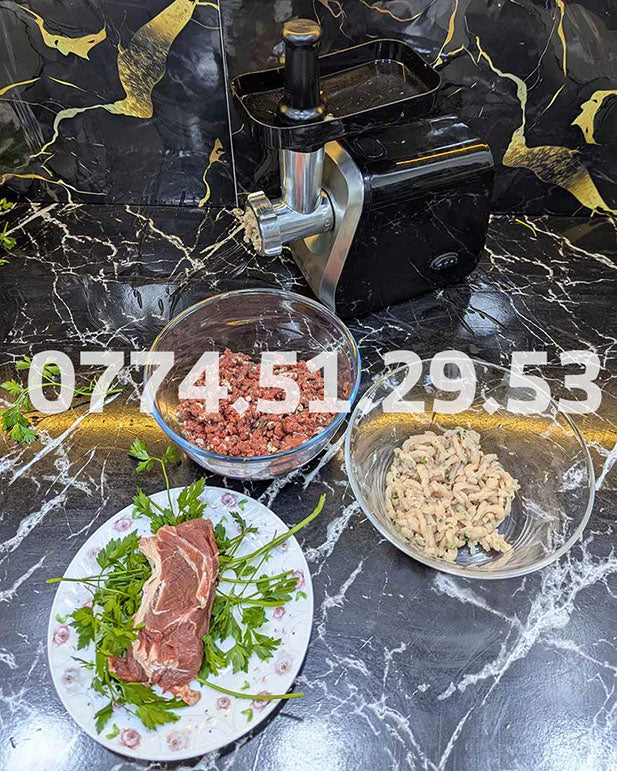 (T) HACHOIR A VIANDE ELECTRIC SCHALLENGE (094) 1.5Kg/Min - 600Watt فرامة اللحوم اس شالنج صحية 100 ب 100 🔥