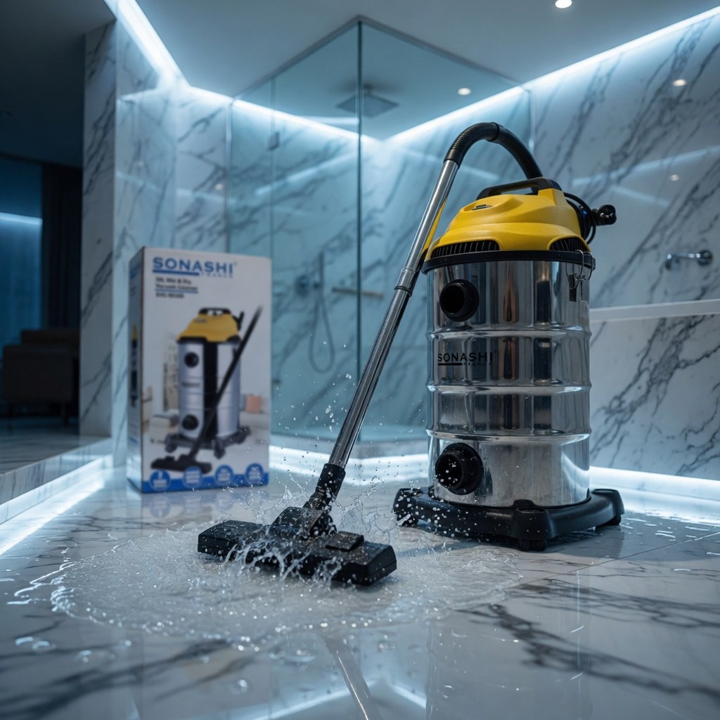 (T) 🟡 ASPIRATEUR SONASHI 🇫🇷 INOX 30L 3 EN 1 ASPIRATEUR + SOUFFLEUR (102)